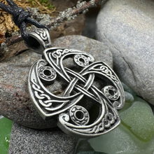 Load image into Gallery viewer, Pewter Celtic Elements Necklace
