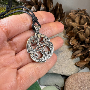 Pewter Celtic Elements Necklace