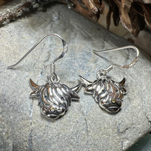 Load image into Gallery viewer, Kinross Highland Cow Earrings
