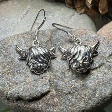 Load image into Gallery viewer, Kinross Highland Cow Earrings
