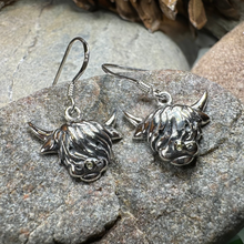 Load image into Gallery viewer, Kinross Highland Cow Earrings
