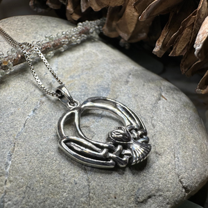 Affraic Celtic Owl Necklace