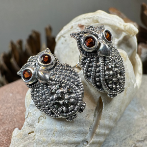 Owl Lover Marcasite Earrings