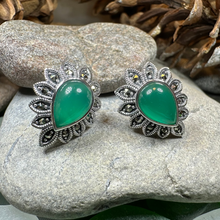 Load image into Gallery viewer, Glenys Marcasite Post Earrings

