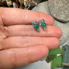 Load image into Gallery viewer, Mackenna Owl Marcasite Earrings
