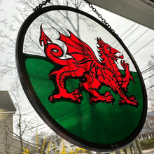 Load image into Gallery viewer, Welsh Dragon Suncatcher
