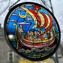 Load image into Gallery viewer, Viking Ship Suncatcher
