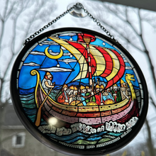 Load image into Gallery viewer, Viking Ship Suncatcher
