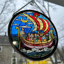 Load image into Gallery viewer, Viking Ship Suncatcher
