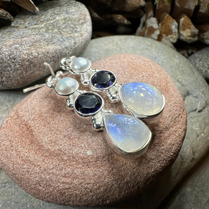 Ava Moonstone Earrings