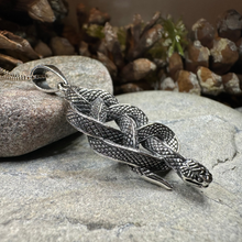 Load image into Gallery viewer, Alchemy Celtic Snake Necklace
