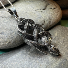 Load image into Gallery viewer, Alchemy Celtic Snake Necklace
