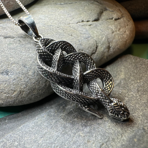 Alchemy Celtic Snake Necklace