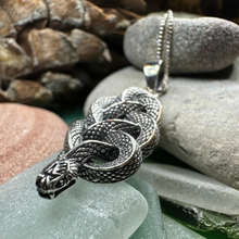 Load image into Gallery viewer, Alchemy Celtic Snake Necklace
