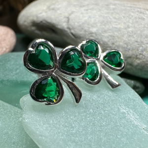 Emerald Isle Shamrock Earrings