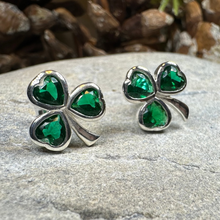 Load image into Gallery viewer, Emerald Isle Shamrock Earrings
