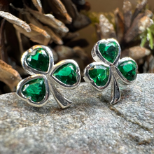 Load image into Gallery viewer, Emerald Isle Shamrock Earrings
