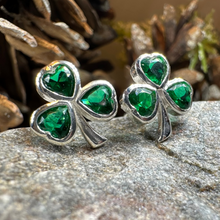 Load image into Gallery viewer, Emerald Isle Shamrock Earrings
