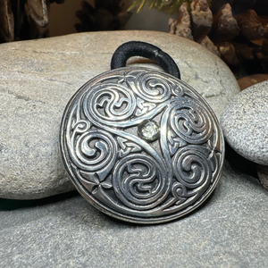 Celtic Spiral Ponytail Holder