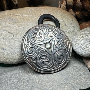 Celtic Spiral Ponytail Holder