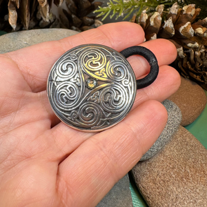 Celtic Spiral Ponytail Holder