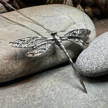 Load image into Gallery viewer, Realistic Dragonfly Necklace
