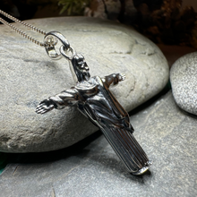 Load image into Gallery viewer, Christ the Redeemer Cross Necklace
