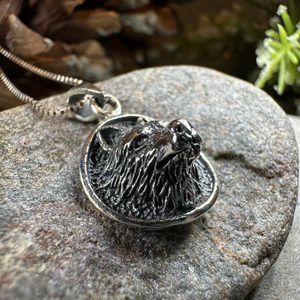 3-D Wolf Necklace