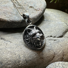 Load image into Gallery viewer, 3-D Wolf Necklace
