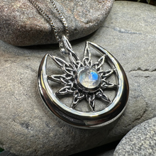 Load image into Gallery viewer, Moon Celtic Star Necklace
