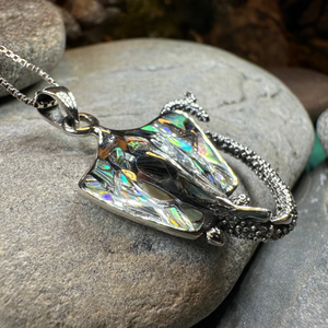 Abalone Manta Ray Necklace