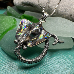 Abalone Manta Ray Necklace