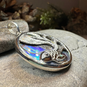 Abalone Koi Fish Necklace