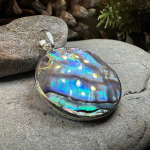 Abalone Koi Fish Necklace