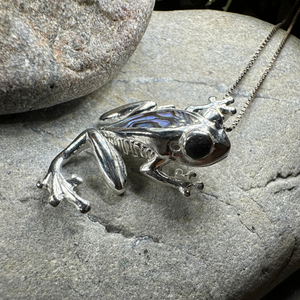 Abalone Frog Necklace