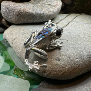 Abalone Frog Necklace