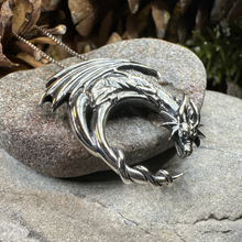 Load image into Gallery viewer, Xerxes Dragon Moon Necklace
