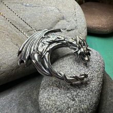 Load image into Gallery viewer, Xerxes Dragon Moon Necklace
