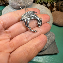 Load image into Gallery viewer, Xerxes Dragon Moon Necklace
