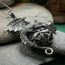 Load image into Gallery viewer, Archion Dragon Moon Necklace
