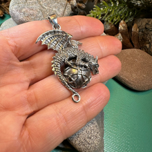 Load image into Gallery viewer, Archion Dragon Moon Necklace
