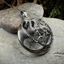 Load image into Gallery viewer, Electra Dragon Moon Necklace
