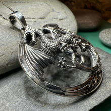 Load image into Gallery viewer, Electra Dragon Moon Necklace
