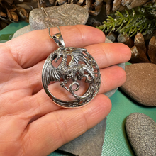 Load image into Gallery viewer, Electra Dragon Moon Necklace
