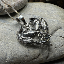 Load image into Gallery viewer, Wolf Lovers Necklace
