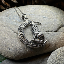 Load image into Gallery viewer, Nocturn Wolf Moon Necklace
