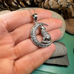 Nocturn Wolf Moon Necklace