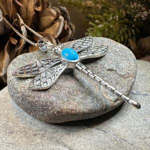 Turquoise Dragonfly Necklace