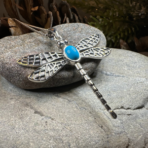 Turquoise Dragonfly Necklace