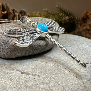 Turquoise Dragonfly Necklace